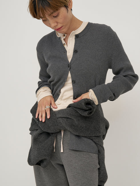 【 予約:10月上旬 】HENRY NECK LONG TEE /Y254-81110